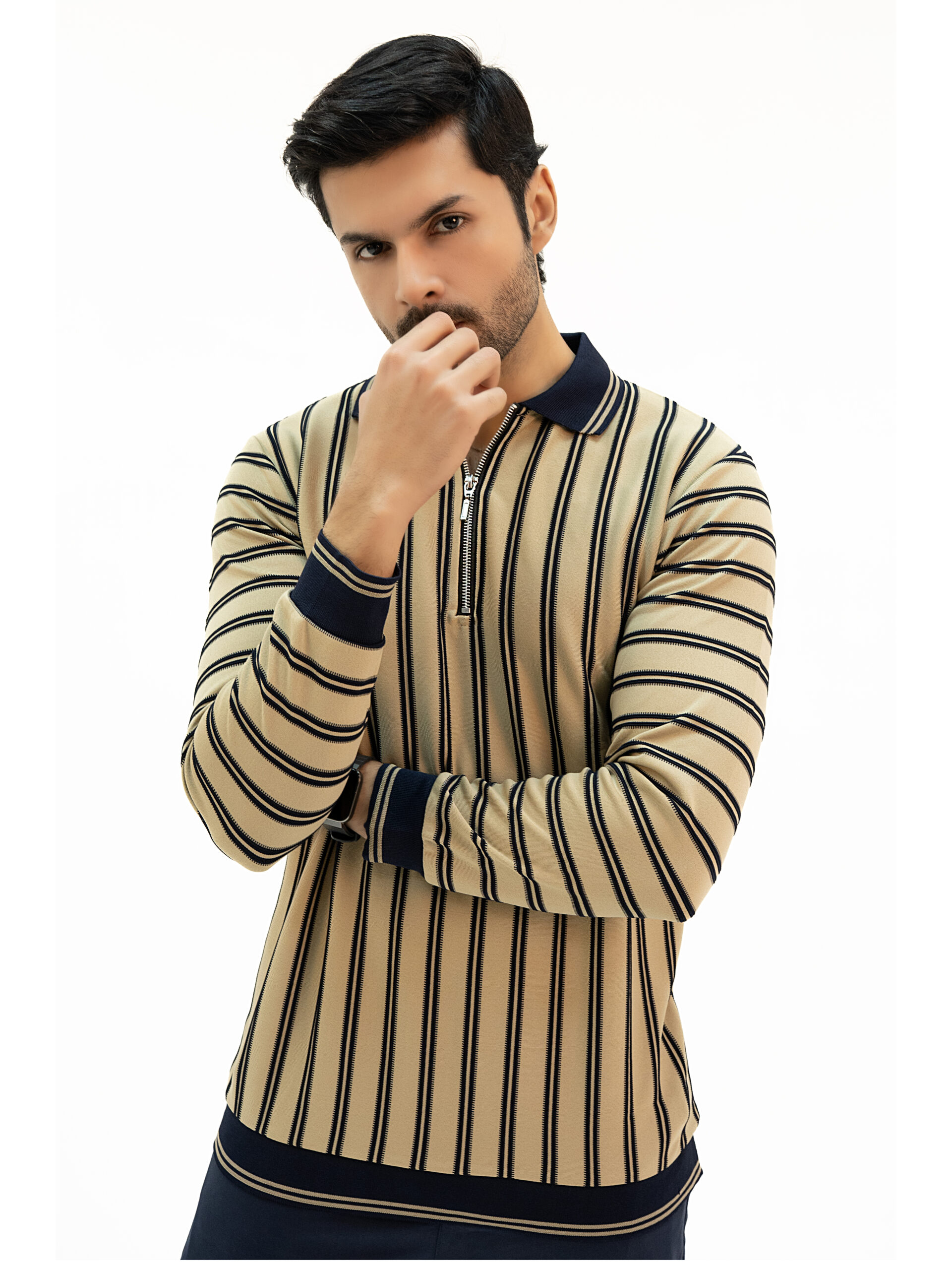 01 Men’s Full Sleeve Sweatshirt with Collar & Zip – Premium Winter Wear OLD MONEY - Image 6