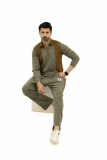 Track suit-Waffle Knit Fabric - Image 6