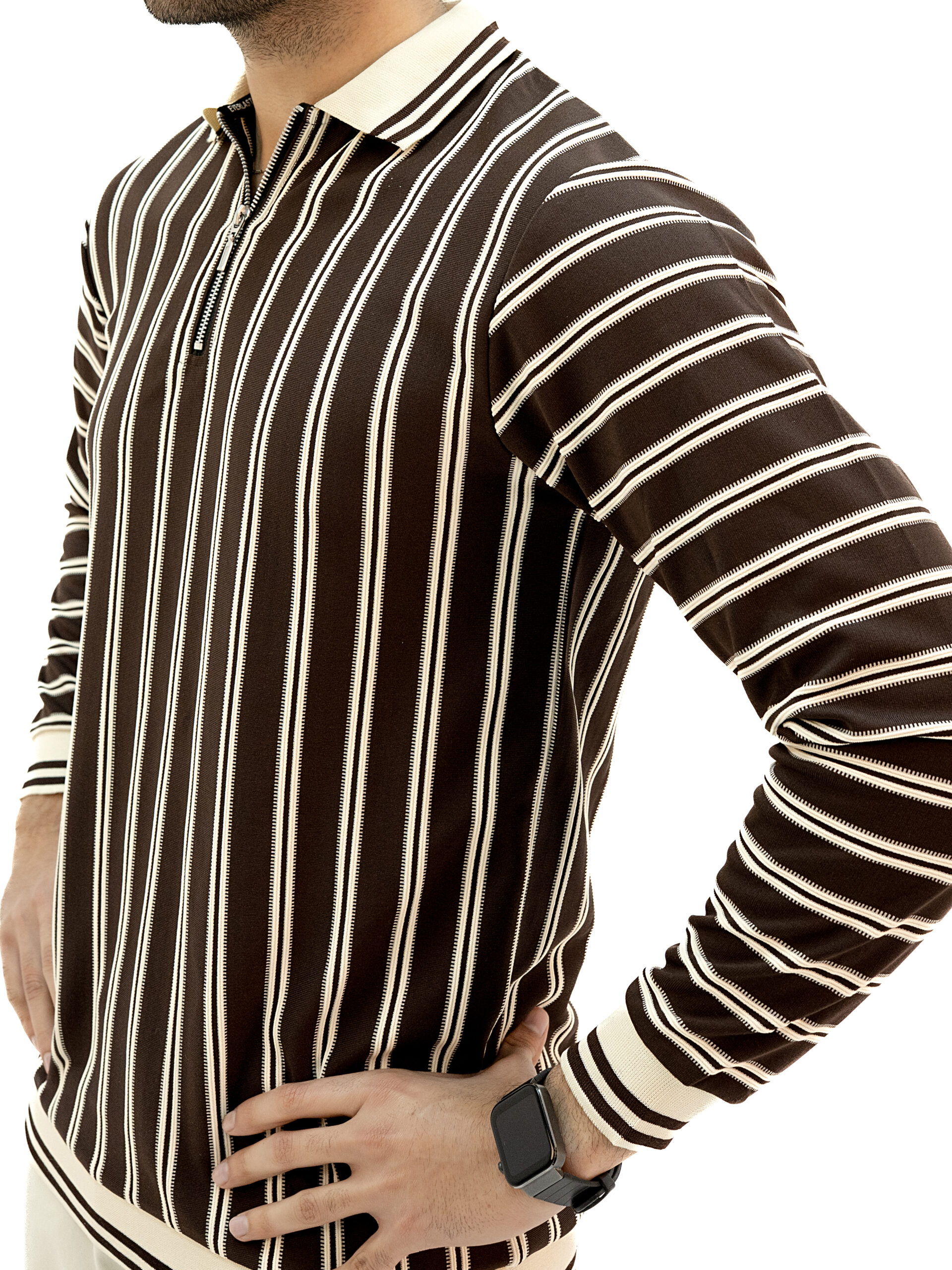 04 Men’s Full Sleeve Sweatshirt with Collar & Zip – Premium Winter Wear OLD MONEY - Image 5