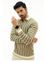 Men’s Full Sleeve Sweatshirt with Collar & Zip – Premium Winter Wear OLD MONEY