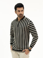 Men’s Full Sleeve Sweatshirt with Collar & Zip – Premium Winter Wear OLD MONEY - Image 3