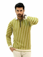 Men’s Full Sleeve Sweatshirt with Collar & Zip – Premium Winter Wear OLD MONEY - Image 2