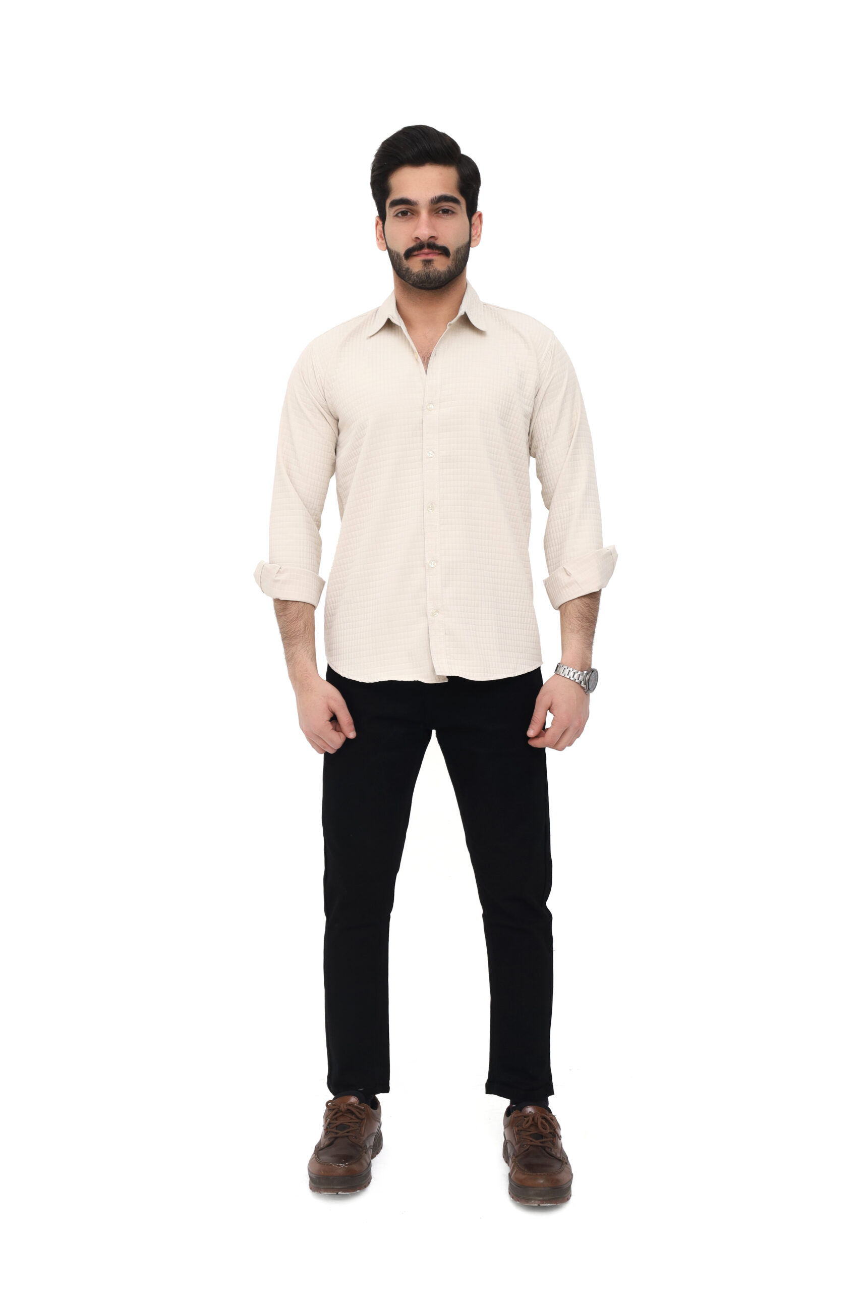 IMG_1485 Premium Textured Smart Fit Shirt - Image 5