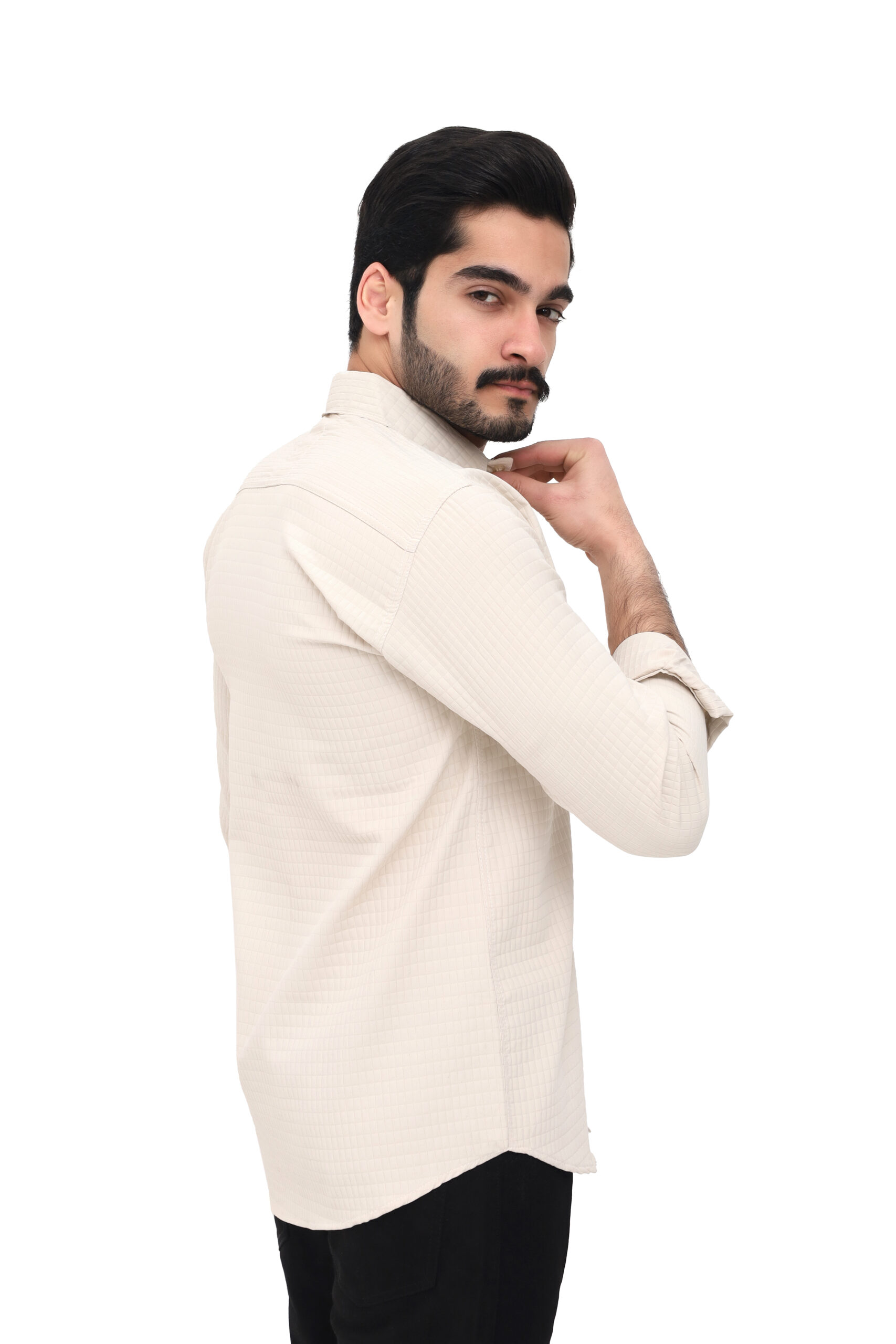 IMG_1487 Premium Textured Smart Fit Shirt - Image 1