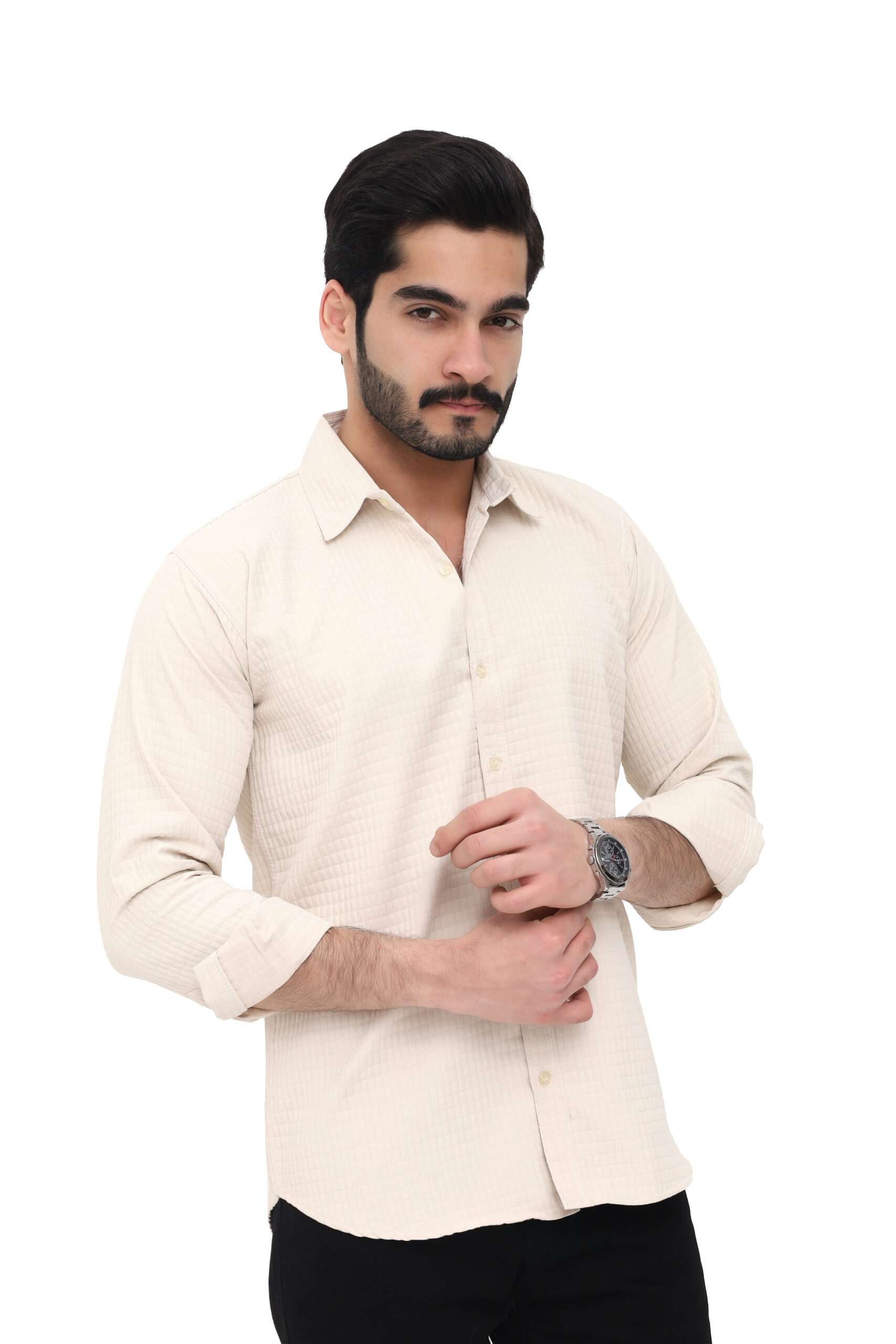 IMG_1490 Premium Textured Smart Fit Shirt - Image 2