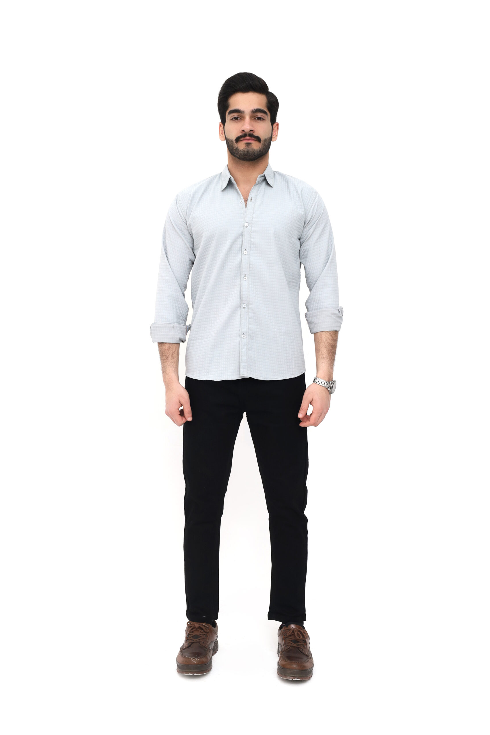 IMG_1493 Premium Textured Smart Fit Shirt - Image 5