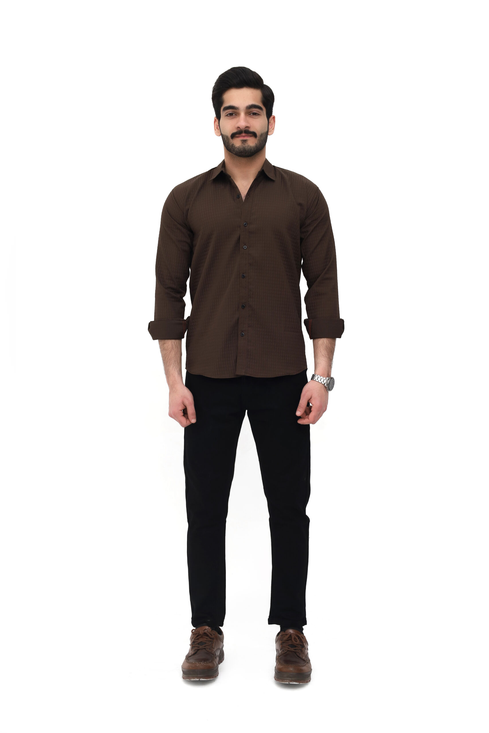 IMG_1550 Premium Textured Smart Fit Shirt - Image 5